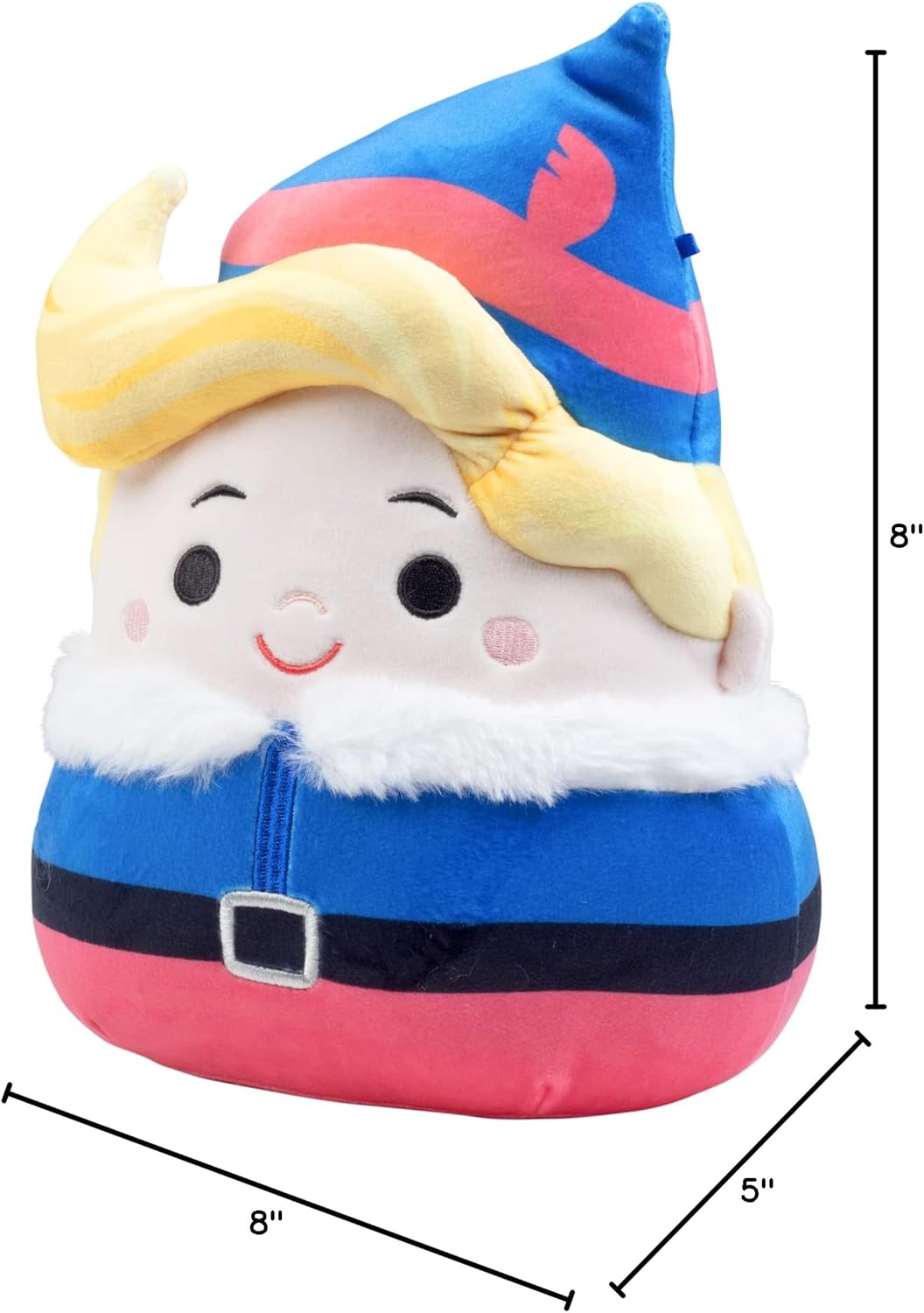 Squishmallows Original 8-Inch Hermey The Elf - Rudolph The Red Nosed Reindeer - Official Jazwares Christmas Plush