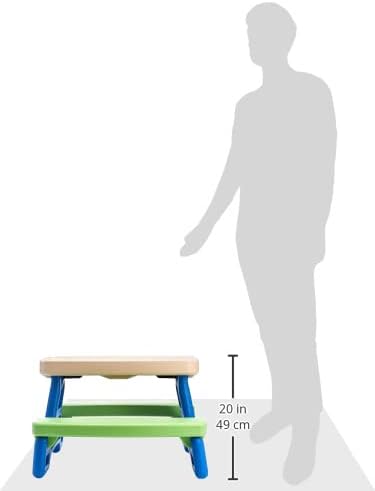 Little Tikes Easy Store Jr. Kid Picnic Play Table Bluegreen
