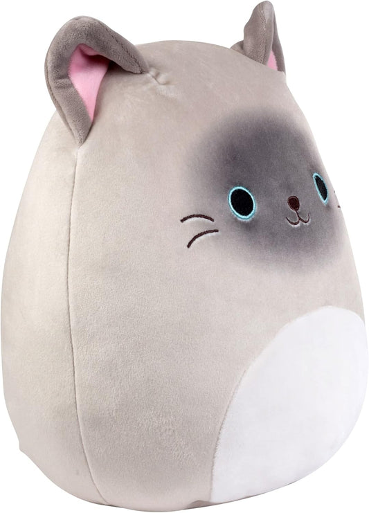 Squishmallows Original 10-Inch Felton The Siamese Cat - Official Jazwares Plush