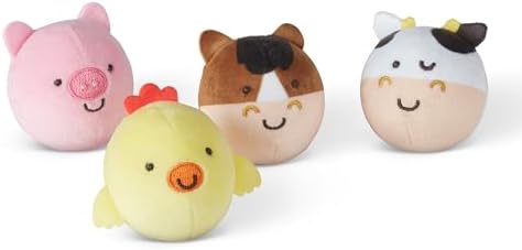 Melissa & Doug Melissa Doug Rollables Farm Friends Infant and Toddler Toy 4 Pieces 4 soft
