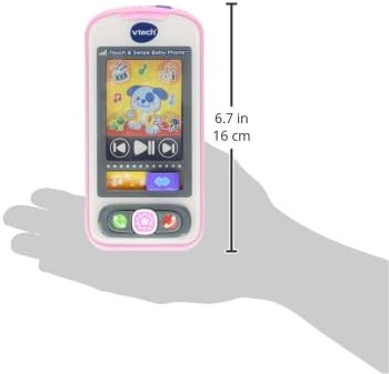 VTech Touch and Swipe Baby Phone Pink