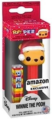 Funko Disney POP PEZ Winnie The Pooh Candy Dispenser Santa Hat Holiday Collector Box