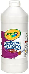 Crayola Washable Tempera Paint For White Paint Classroom Supplies Non Toxic 32 Oz Squeeze