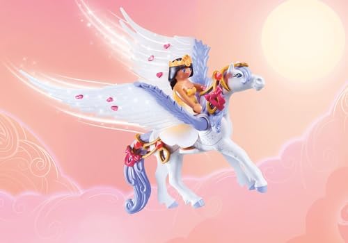 Playmobil Pegasus with Rainbow in The Clouds