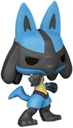 Pokemon - Lucario Pop Vinyl Figure Bundled with Compatible Pop Box Protector Case