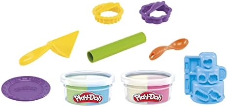 Play-Doh Kitchen Creations F4714 Small Tart Playset with 2 Tins Multi