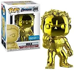 Funko Marvel Avengers Funko Pop Endgame Chrome Hulk 499 Complete Set