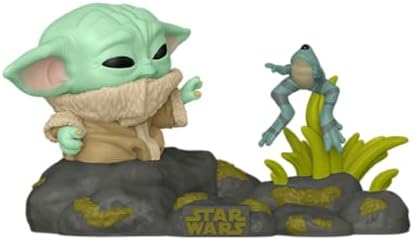 Funko POP Deluxe Star Wars The Mandalorian - Din Grogu The Child Baby Yoda with Froga - Collectable Vinyl Figure