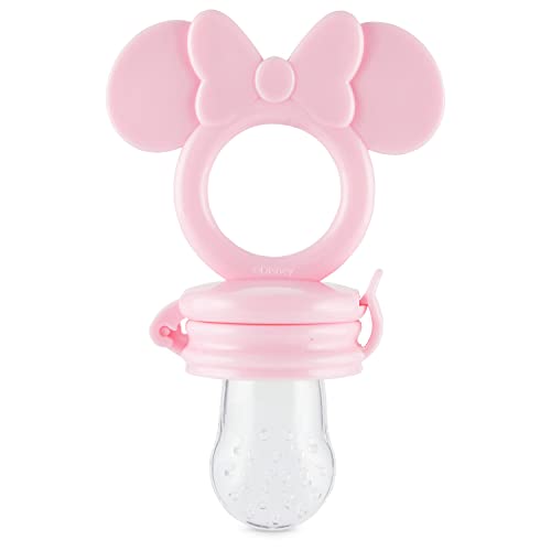 Disney Mickey and Minnie Teether with Fruit Feeder - Safe and Durable Design for Soothing
