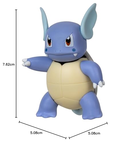 Pokemon 3 Pack-Features 2-Inch Pancham and Togepi and 3-Inch Wartortle Battle Figures