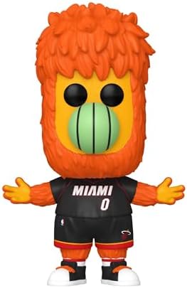 Funko POP NBA Mascots - Miami - Burnie The Fireball - Collectable Vinyl Figure