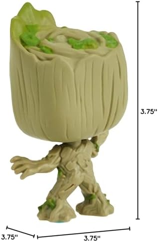Marvel POP Guardians of The Galaxy Vol. 2 - Toddler Groot Funko Pop Vinyl Figure Bundled