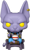 Funko Dragon Ball Super Pop Animation Beerus Eating Noodles Vinyl Figure Hot Topic