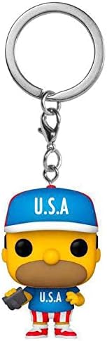 Funko Pop Keychain Simpsons - USA Homer
