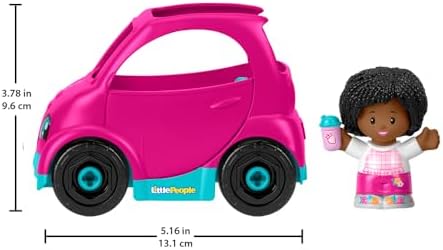 Fisher-Price Little People Barbie Pink Convertible with Figure Toddler Toy