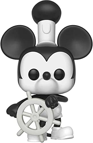 POP Disney Mickey's 90th Anniversary - Steamboat Willie Funko Vinyl Figure Bundled with
