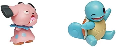 Pokemon Battle Ready 2 Figure Pack Squirtle and Snubbull Action minifig