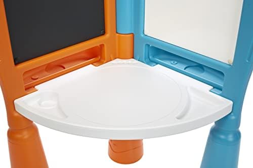 Little Tikes 2-in-1 Drawing Table - Multi-Sided Desk with Easel Chalkboard Dry-Erase