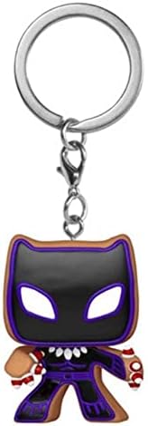 Funko Pop Gingerbread Black Panther Keychain Holiday