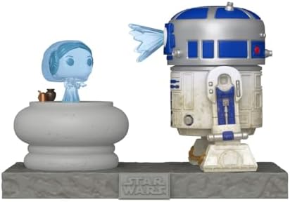 Funko Pop Deluxe Star Wars R2-D2 and Princess Leia Hologram