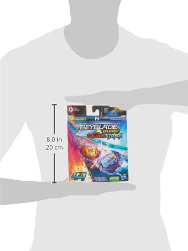 Beyblade Burst QuadStrike Ultimate Evo Valtryek V8 and Divine Xcalius X8 Spinning Top