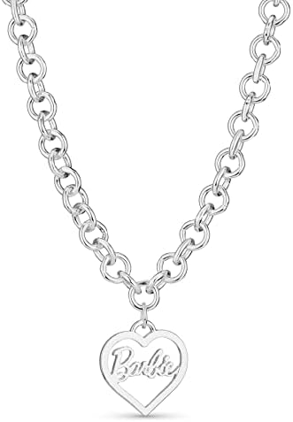 Barbie Round Link Heart Necklace