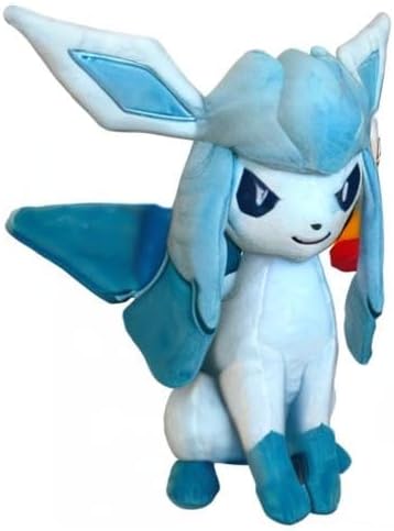 Pokemon Lets Play Plush Toy Glaceon Width Approx. 8.7 inches 22 cm