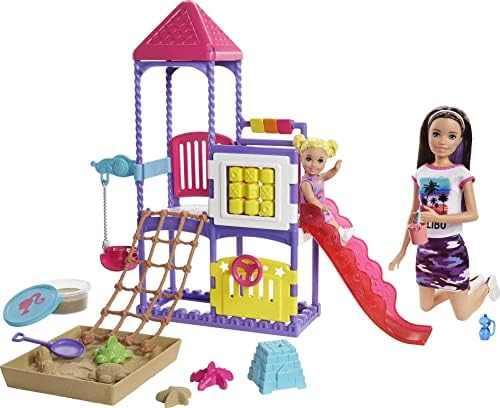 Barbie Skipper Babysitters Inc. Climb 'n Explore Playground Dolls Playset