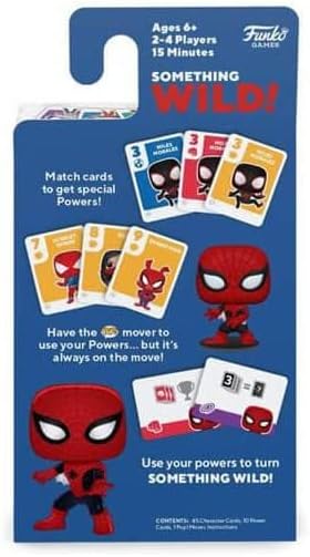Funko Something Wild Marvel Spider-Man with Pocket Pop Card Game for 2-4 Players