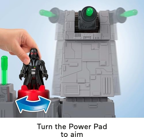 Fisher-Price Imaginext Star Wars Death Star Turret Cannon with Darth Vader Metal