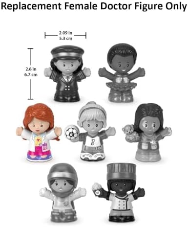 Mattel Replacement Female Doctor Figure for Fisher-Price Little People Playset