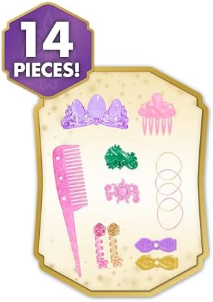 Disney Princess Rapunzel Styling Head 14-pieces Pretend Play for Ages 3 Up by Just Play