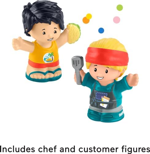 Fisher-Price Little People Musical Toddler Toy Serve It Up Food Truck Vehicle