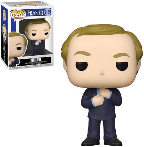 Funko Pop TV Frasier - Niles Crane Vinyl Figure Bundled with Compatible Pop Box Protector