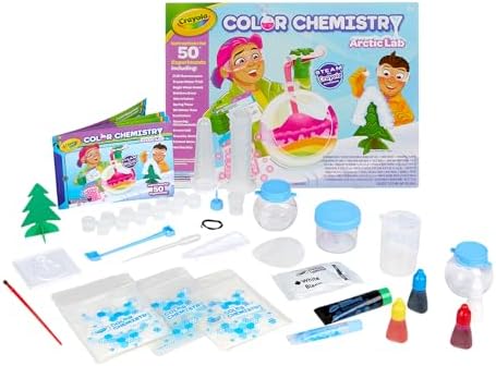 Crayola Arctic Color Chemistry Set for SteamStem Activities Educational Toy Ages 7 8 9 10