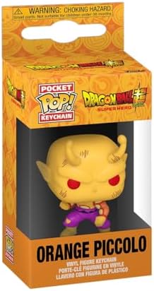 Funko Pop Keychain Dragon Ball Super Super Hero - Orange Piccolo Novelty Keyring -