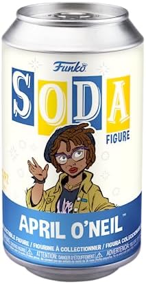 Funko Vinyl SODA Teenage Mutant Ninja Turtles TMNT - April O'Neil - 16 Odds for Rare Chase Variant - Collectable Vinyl Figure