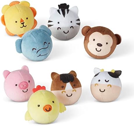 Melissa & Doug Melissa Doug Rollables Safari and Farm Friends Infant and Toddler Toy