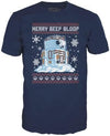 Funko Pop Boxed Tee Star Wars Holiday - R2-D2 Snowman - XL