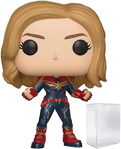 Marvel Captain Marvel - Captain Marvel Funko Pop Vinyl Figure Includes Compatible Pop Box
