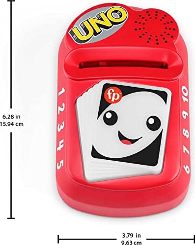 Fisher-Price Baby Toddler Toy Laugh Learn Counting and Colors UNO with Educational Music