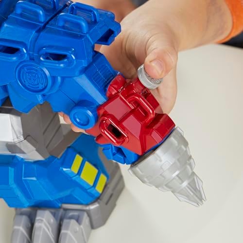 Transformers Dinobot Adventures Optimus Prime T-Rex Converting Toy with Lights and Sounds