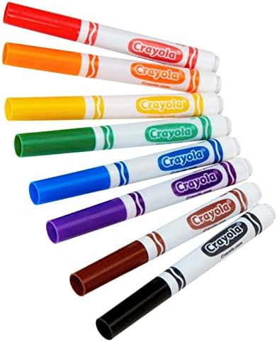 Crayola Broad Line Markers School Supplies Colors may vary 8 Count