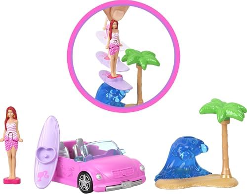 Barbie Mini Land 4-Pack Doll Toy Vehicle