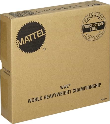 Mattel WWE Championship Title Belt Kid-Sized Wearable Role-Play Costume Accessory with