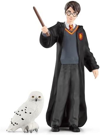 Schleich Wizarding World of Harry Potter 2-Piece Set with Harry Potter Hedwig Figurines