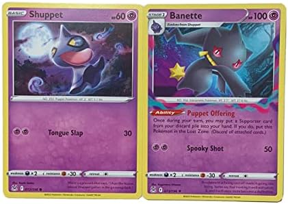 Pokemon Banette 073196 - Lost Origin - Pokemon Evolution Card Set - Rare - NM