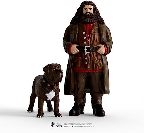 Schleich Wizarding World of Harry Potter 2-Piece Set with Hagrid Fang Figurines for Ages 6