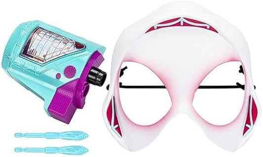 Marvel Spider-Man Across The Spider-Verse Spider-Gwen Web-Shot Slinger Mask and Blaster