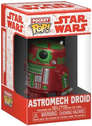 Funko Pocket POP Tee Star Wars - Holiday R2D2 - Metallic - Extra Large - XL - T-Shirt -